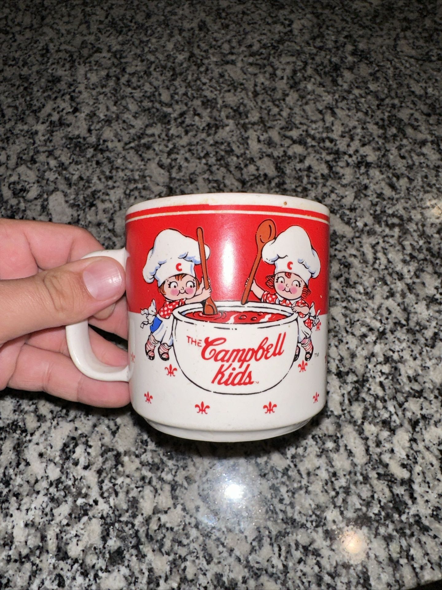 1991 Vintage Campbells kids tomato soup mug