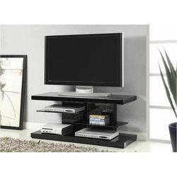 Brand New - In Box - 47" Wide Glossy Black Coaster TV Stand Console