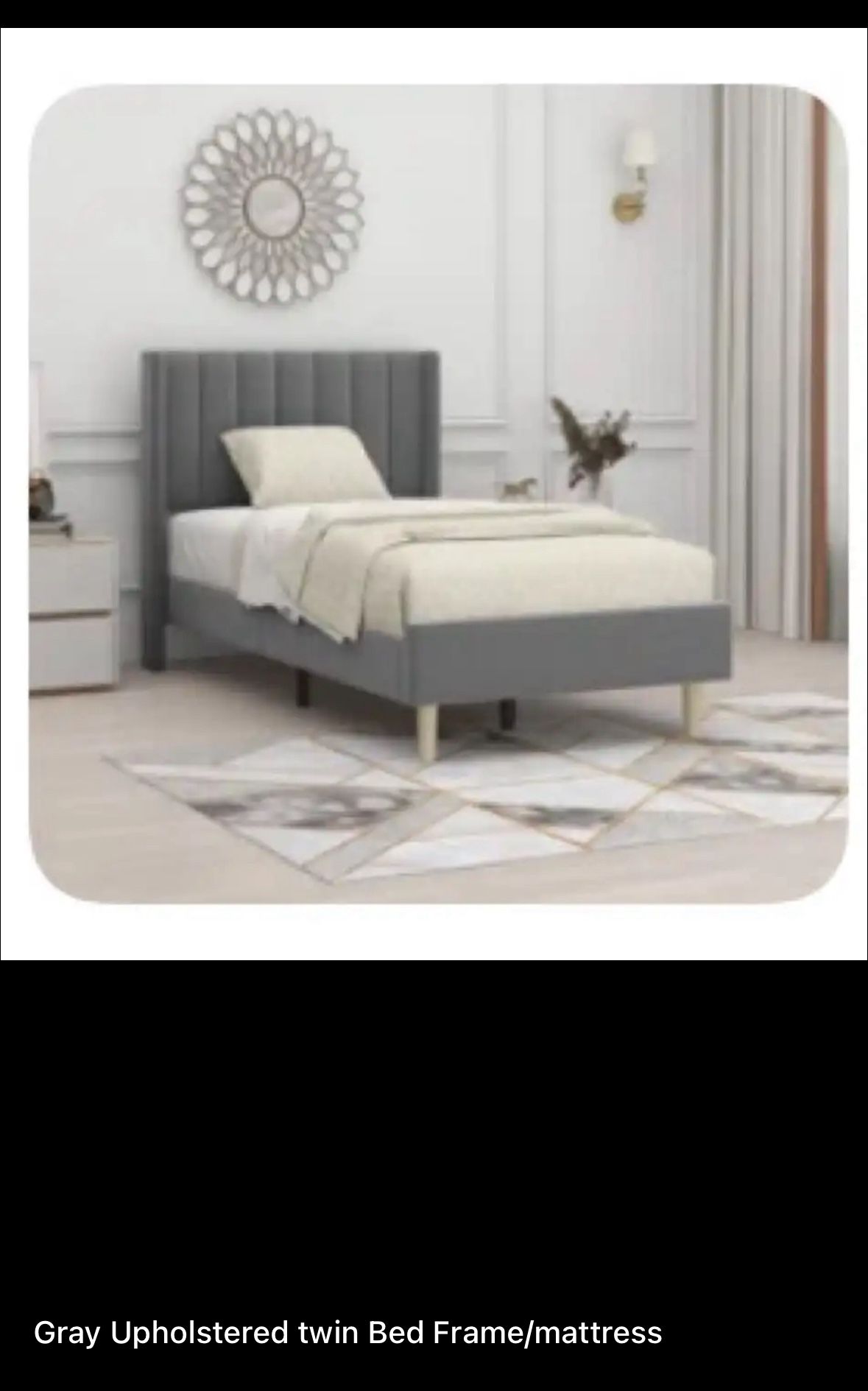 Twin Bed Frame/mattress