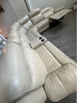 Leather Sectional Recliners
