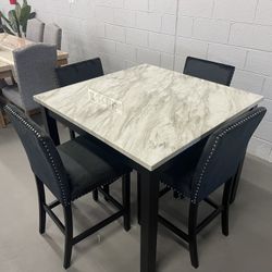 Lennon 5- Piece Counterheight Dining Table Set