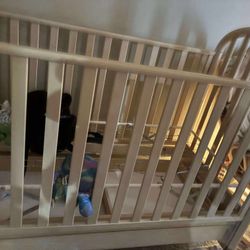 Baby Crib And Full Loft Bunk