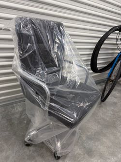 Black Office Chair with Wheels