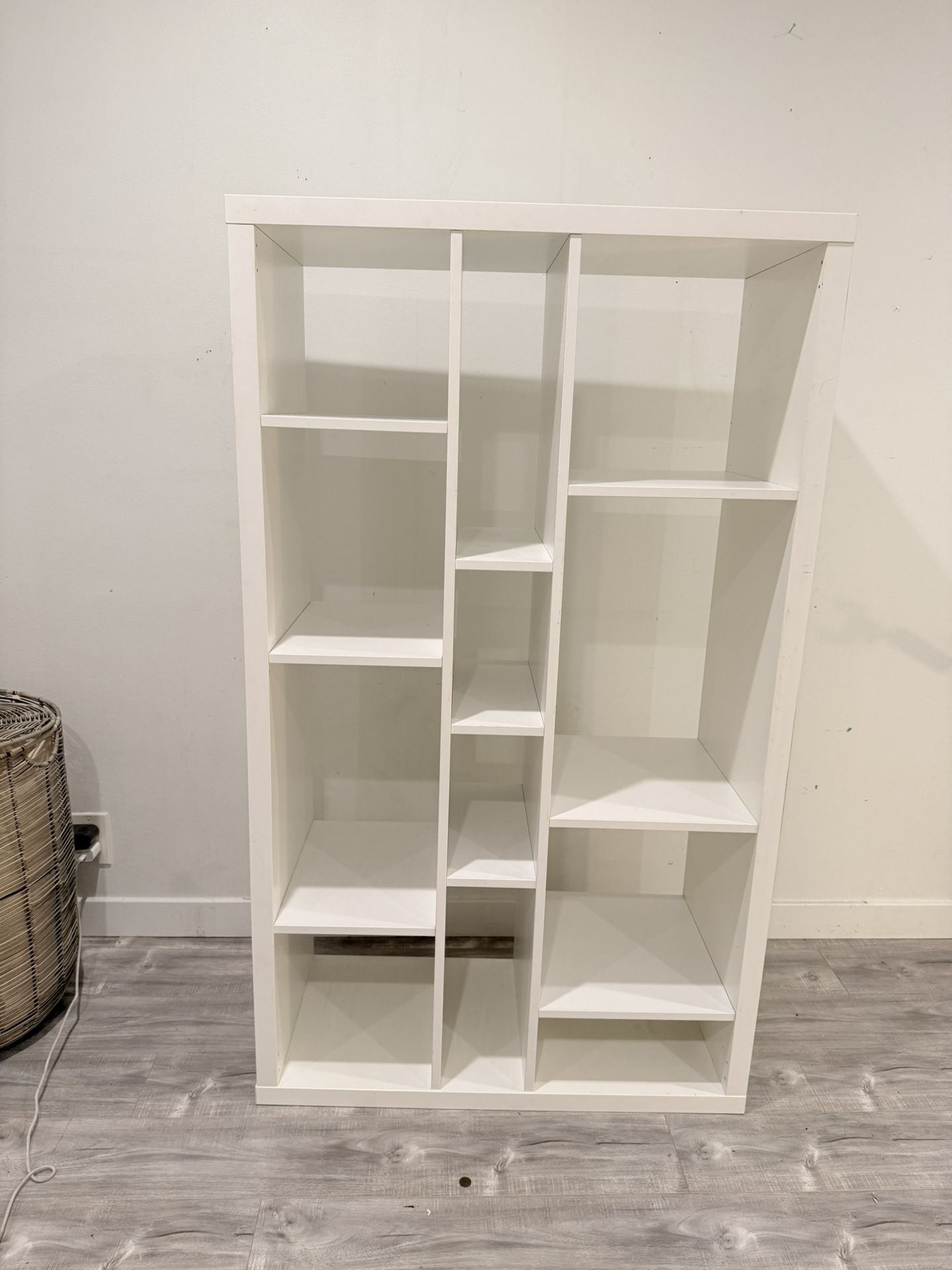 White Wooden Bookcase 