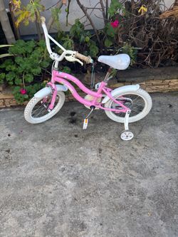 “16” used kids bike with training wheels Coewske