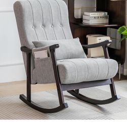 Rocking Chair Grey Color 