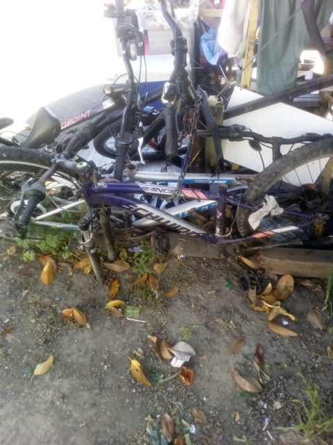 Two Bicycles For Parts