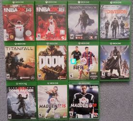 XBOX ONE VIDEO GAMES 