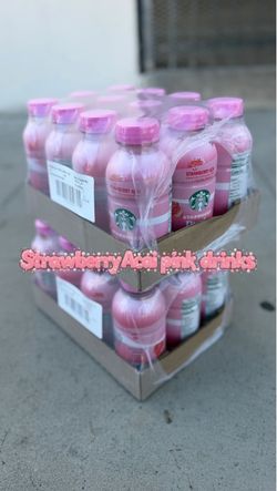 Strawberry acai pink drink from Starbucks