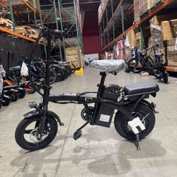 Folding electric bicycle