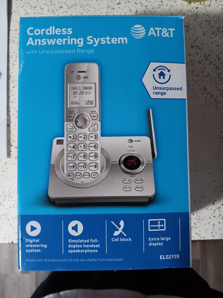 AT&T Landline Cordless Telephone