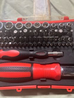 65-pieces ratchet screwdriver set -ultra touch and ultra steel