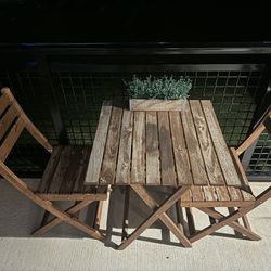 Patio Table With 2 Chairs
