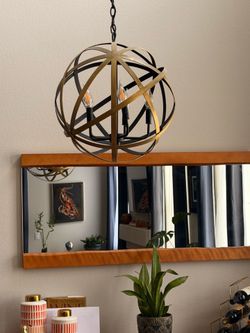 Orb light chandelier