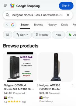 Netgear WiFi Internet Box untested