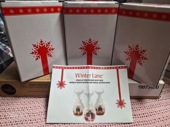 NEW IN BOX Winter Lane Musical Scented Foaming Hand Soap Gift Set