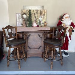 Bar And 2 Stools