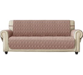 68” Washable Couch Cover, Sofa Slipcover 100% Waterproof Nonslip Quilted Protector