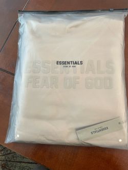 Fear of God Essentials Hoodie – Egg Shell – Size Small – New