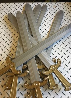 Plastic swords
