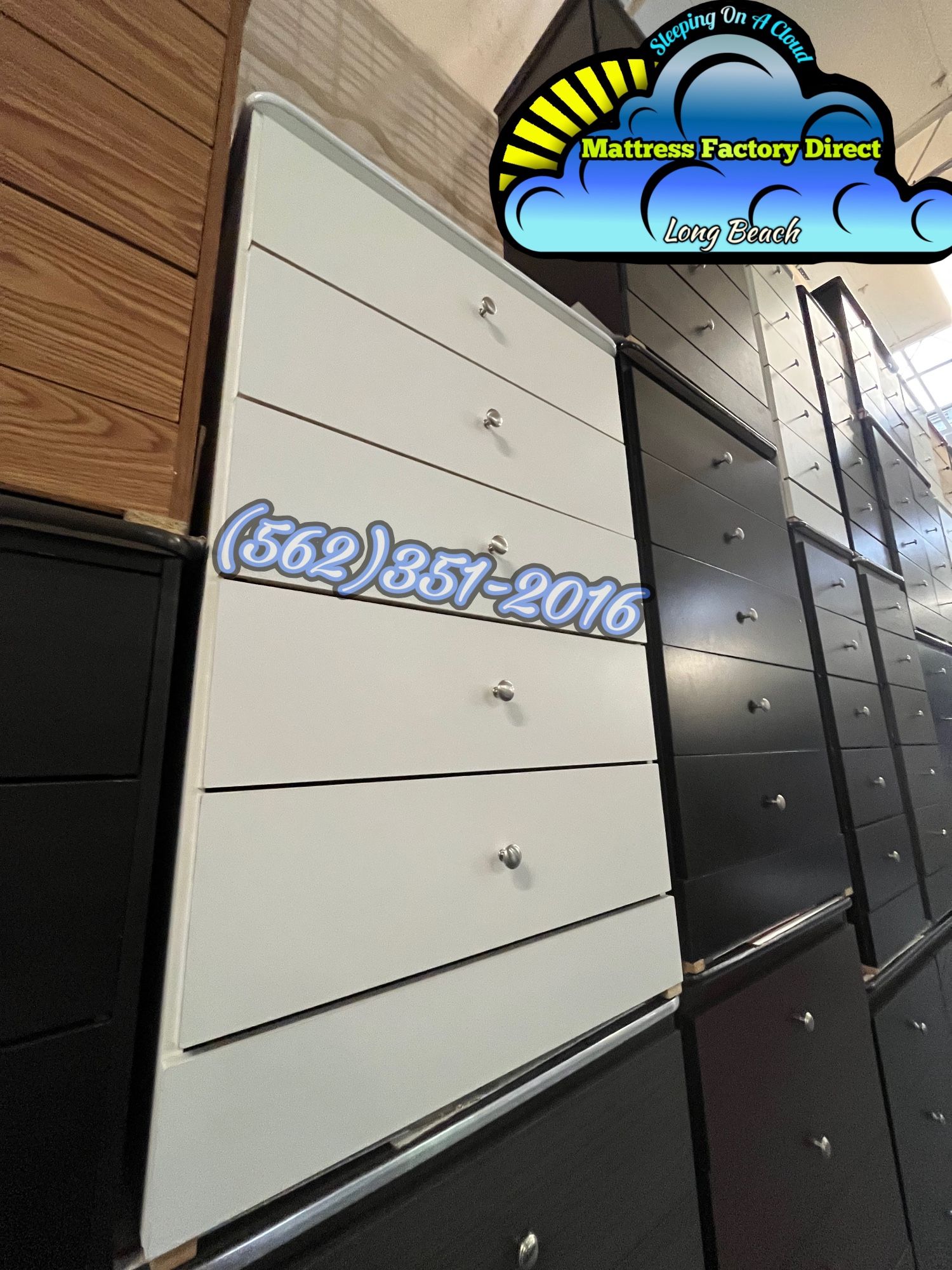 White Five Drawer Dresser Compressed New Chest Mueble