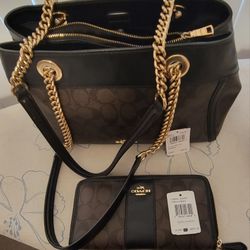 Coach Purse & Matching Wallet