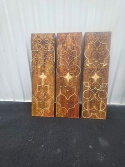 Black Tall Panels – Set of 3