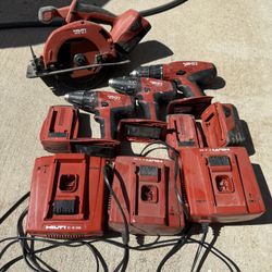 Hilti Drills, Skill saw , Batteries, Chargers , Xmas Special 