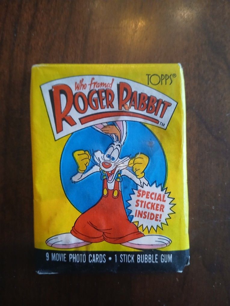 1987 Roger Rabbit Pack 