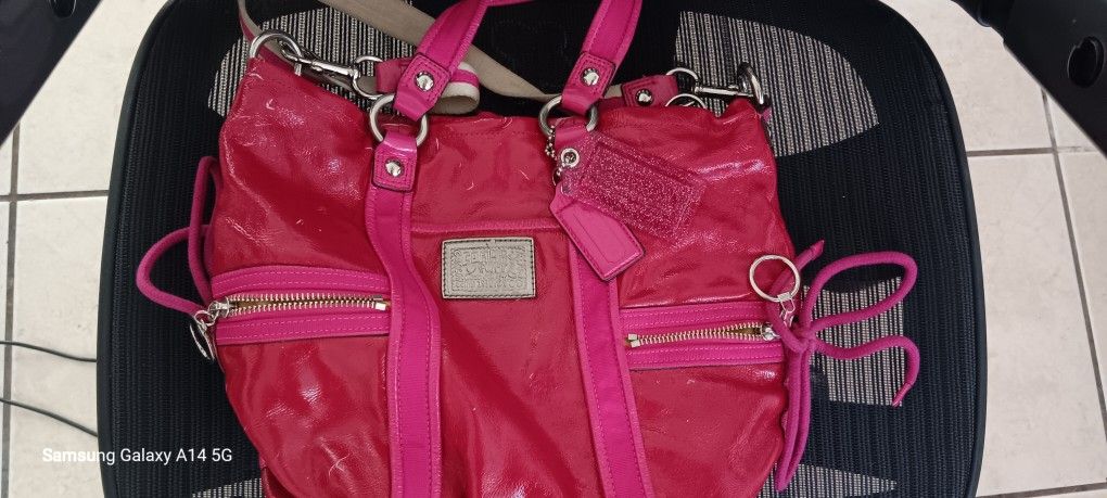 Coach Poppy Hot Pink Purse