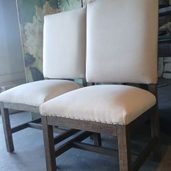 Two Farmhouse Chairs 