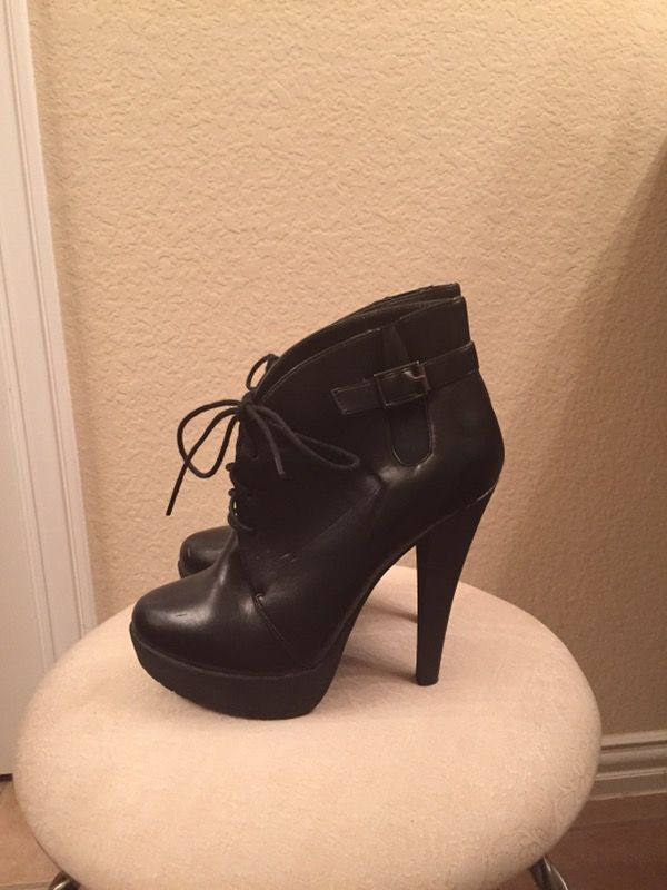 Charles David lace up bootie