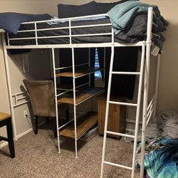 Twin Loft Bed With Desk