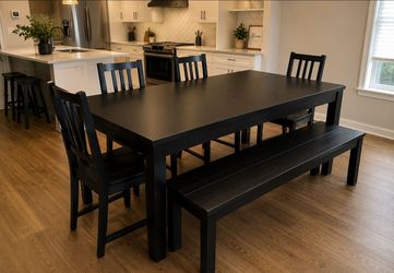 6-Piece Dining Table Set (seats 7 people)