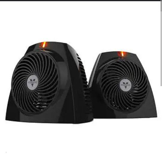 Vornado VH203 Personal Small Space Heater, 2-Pack
