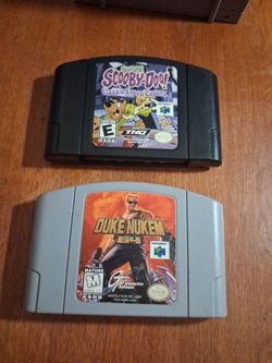 M64 games Duke Nukem Scooby-Doo $20 each clean and tested pick up in Glendale