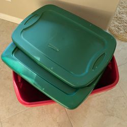 Holiday Storage Bins - Christmas