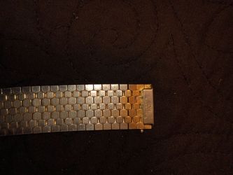 Gold-Tone Metal Watch Band Bracelet