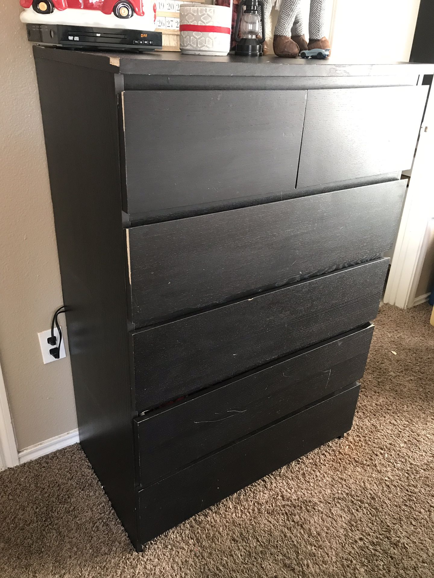 6 drawers dresser