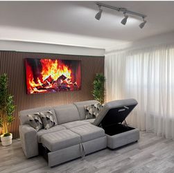 Sectional Sleeper with Storage Chaise from City Furniture.