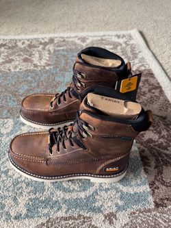New Ariat Waterproof Composite Toe Men Work Boot
