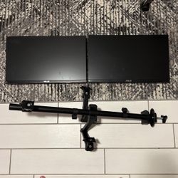 Dual Monitor Setup 24” Asus Monitor
