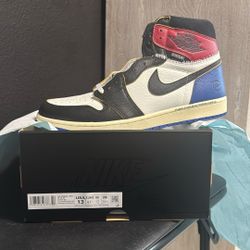 Union LA x Fragment x Nike Air Jordan 1 High Retro OG Red Sport Royal | Size 13