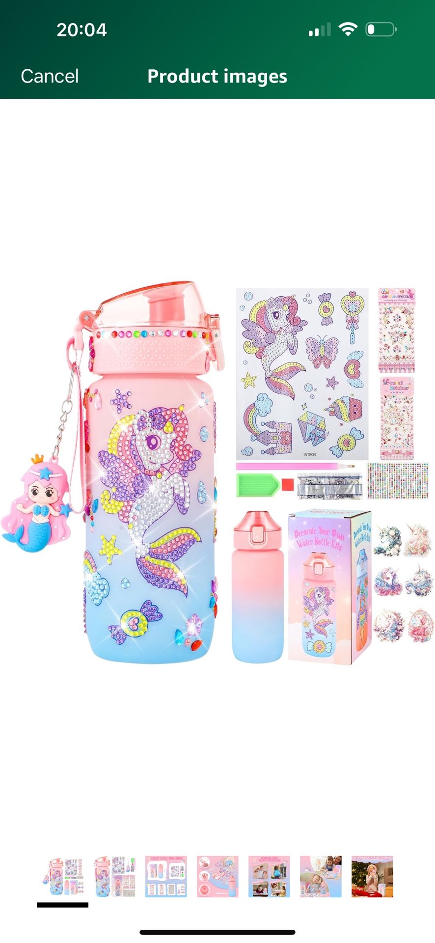 Brand New Decorate Your Own Water Bottle Kits for Girls - Diy Water Bottle Kits for Girls,Design Your Own Water Bottle Bulk With Unicorn Diamond Art P