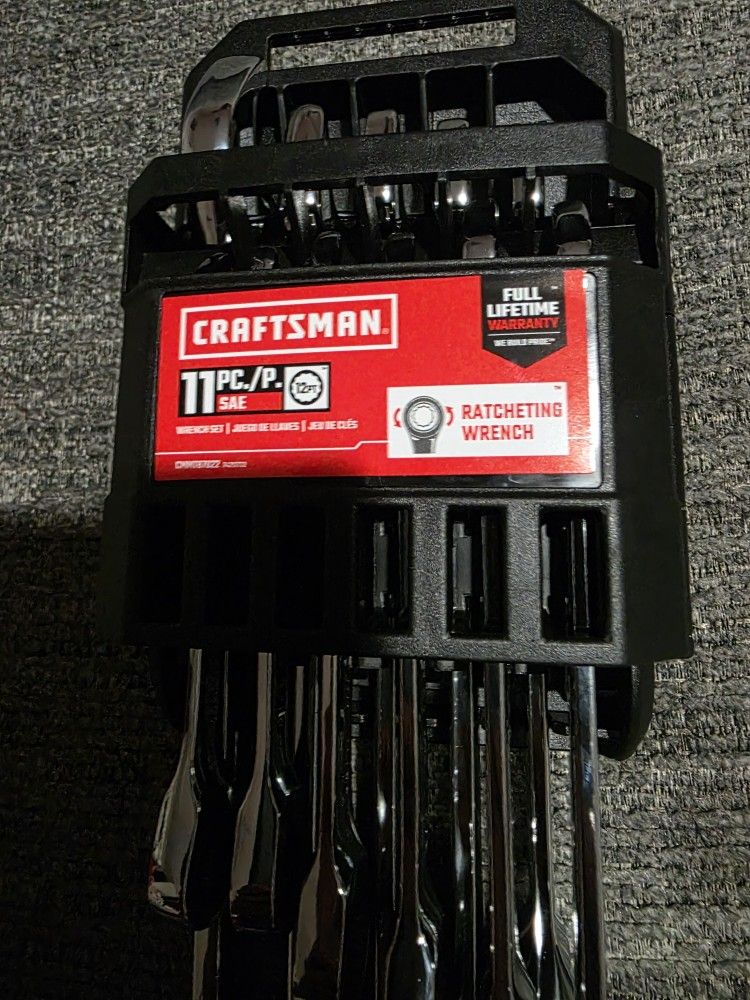 CRAFTSMAN 11 -Piece Set Standard (SAE) Ratchet Wrench