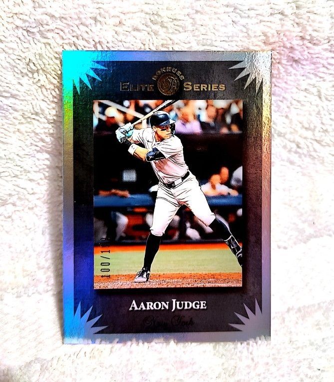 2025 Aaron Judge Panini Donruss Elite Series Holo Foil Numbered Yankees Baseball Card #/199