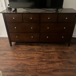 TV, Dresser, Kitchen Table + chairs, Mattress, Bed Frame, Bookshelf, Coffee Table