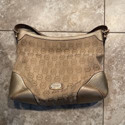 Gold Michael Kors Purse