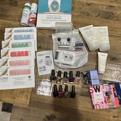 Self care Products. Pedicure, Color Streets Nails,  Nail Polish Perfume 