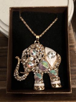Elephant Pendant Necklace